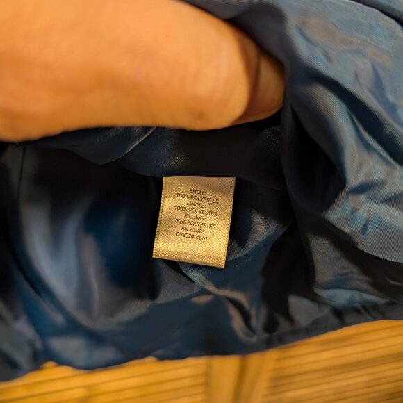 Christopher & Banks Vest Blue Sleeveless Puffer Size Small - Picture 6 of 9